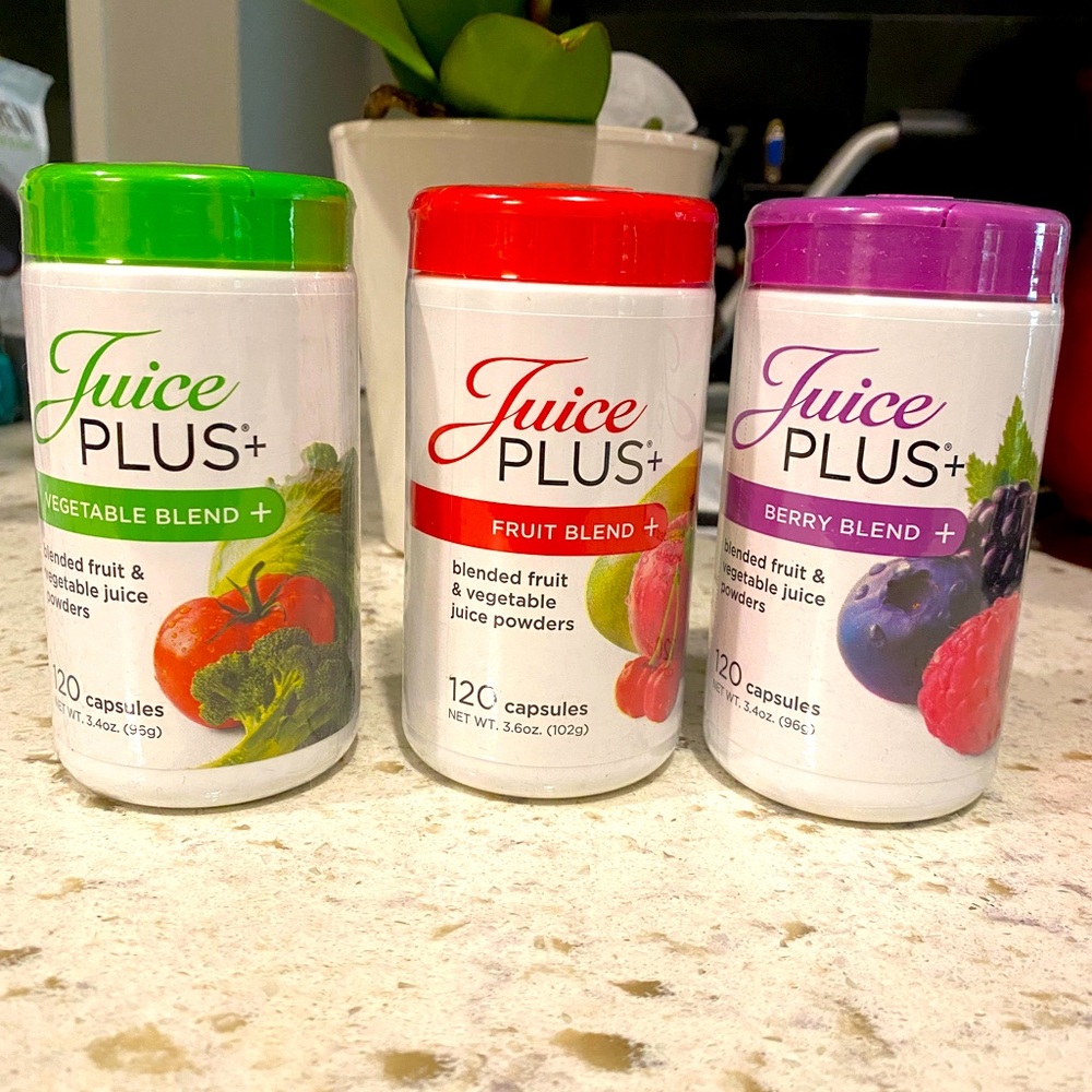 Juice Plus Capsules- 3 Sealed Bottles